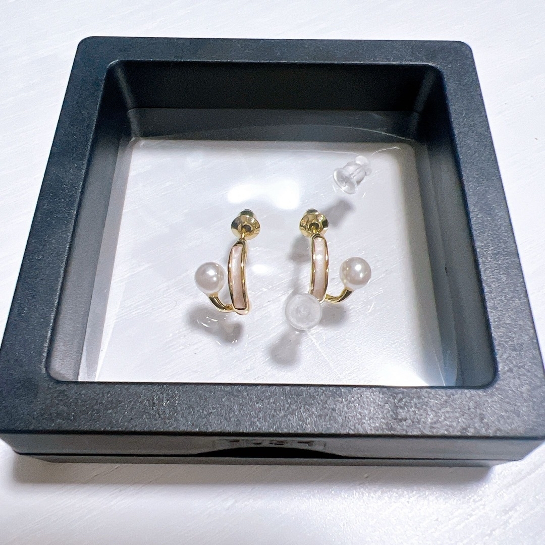 ピアス 両耳用 ゴールド ニッケルフリー合金  レディースのアクセサリー(ピアス)の商品写真