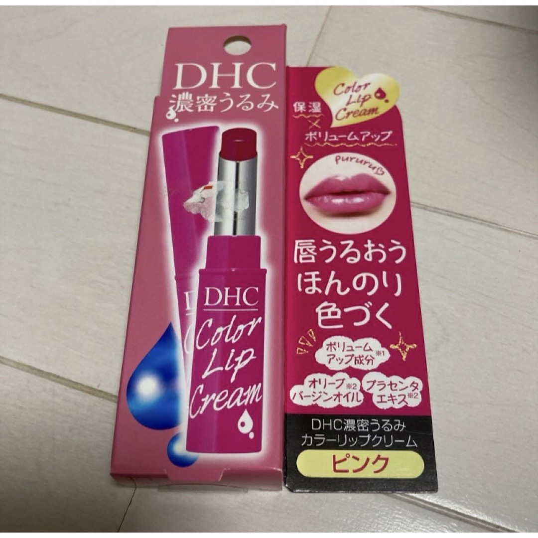 DHC(ディーエイチシー)のDHC 濃密うるみカラーリップクリーム ピンク 1.5g  コスメ/美容のベースメイク/化粧品(リップグロス)の商品写真