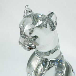 バカラ(Baccarat)の【バカラ】動物 猫 エジプト エジプシャンキャット 置物★美品★幸運/金運(グラス/カップ)