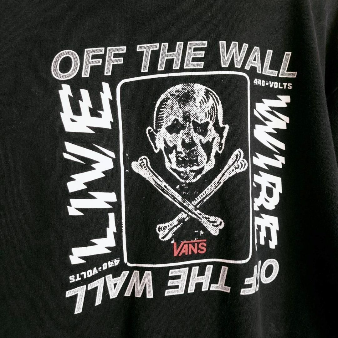 VANS(ヴァンズ)のMサイズ相当/VANS バンズ 長袖Tシャツ 黒(ブラック)系 ロンT メンズのトップス(Tシャツ/カットソー(七分/長袖))の商品写真