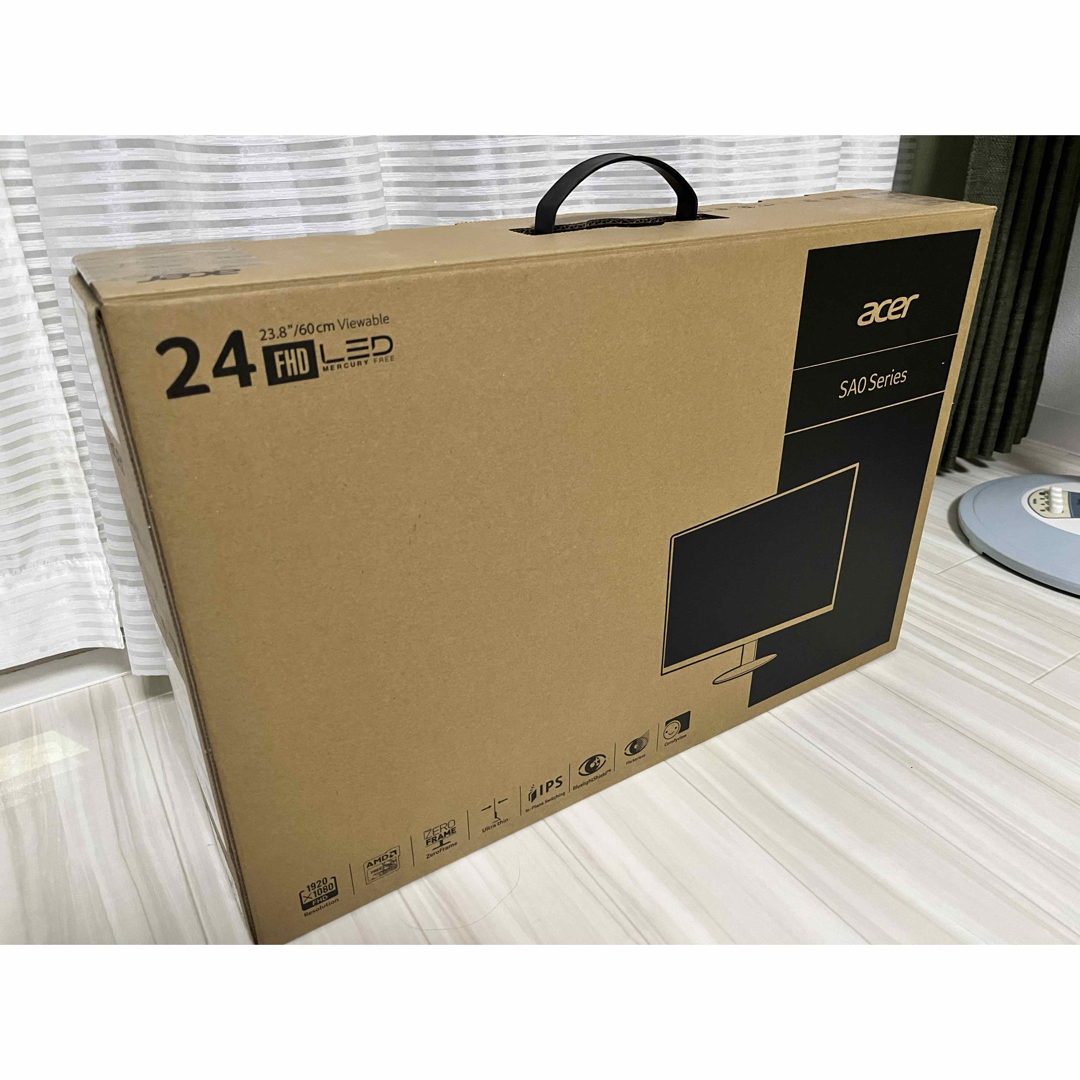 Acer(エイサー)のAcer モニター FHD 中古 スマホ/家電/カメラのPC/タブレット(ディスプレイ)の商品写真