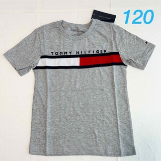 トミーヒルフィガー(TOMMY HILFIGER)のトミーヒルフィガー 半袖Tシャツ グレー 6/120(Tシャツ/カットソー)