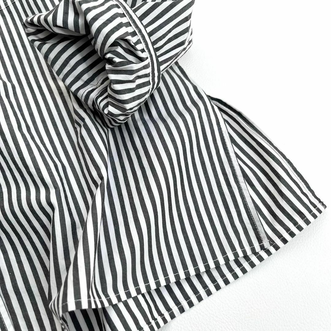 Plage(プラージュ)のプラージュ＊minimal stripe シャツ　2022ss 羽織り　グレー レディースのトップス(シャツ/ブラウス(長袖/七分))の商品写真