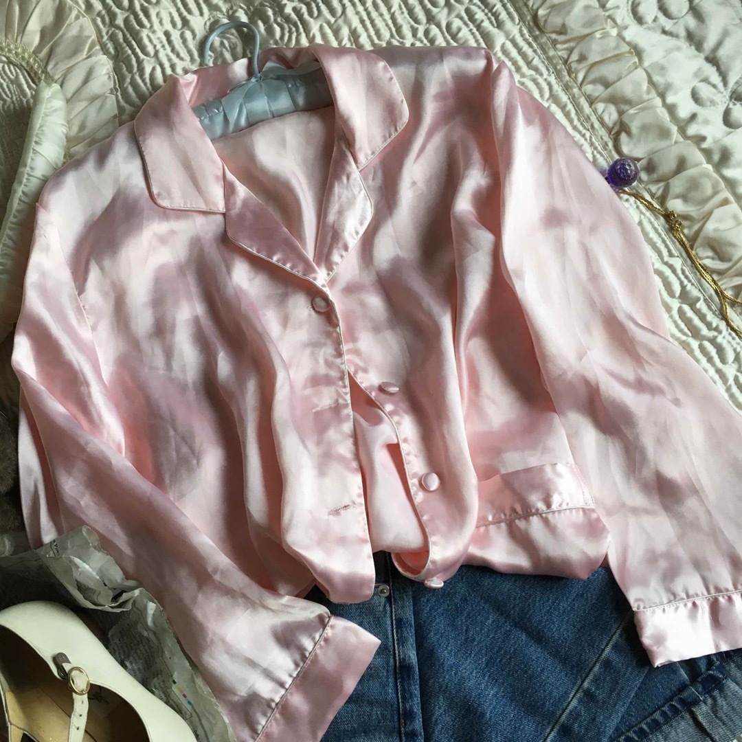 Lochie(ロキエ)の032 vintage pajamas shirt レディースのトップス(シャツ/ブラウス(長袖/七分))の商品写真