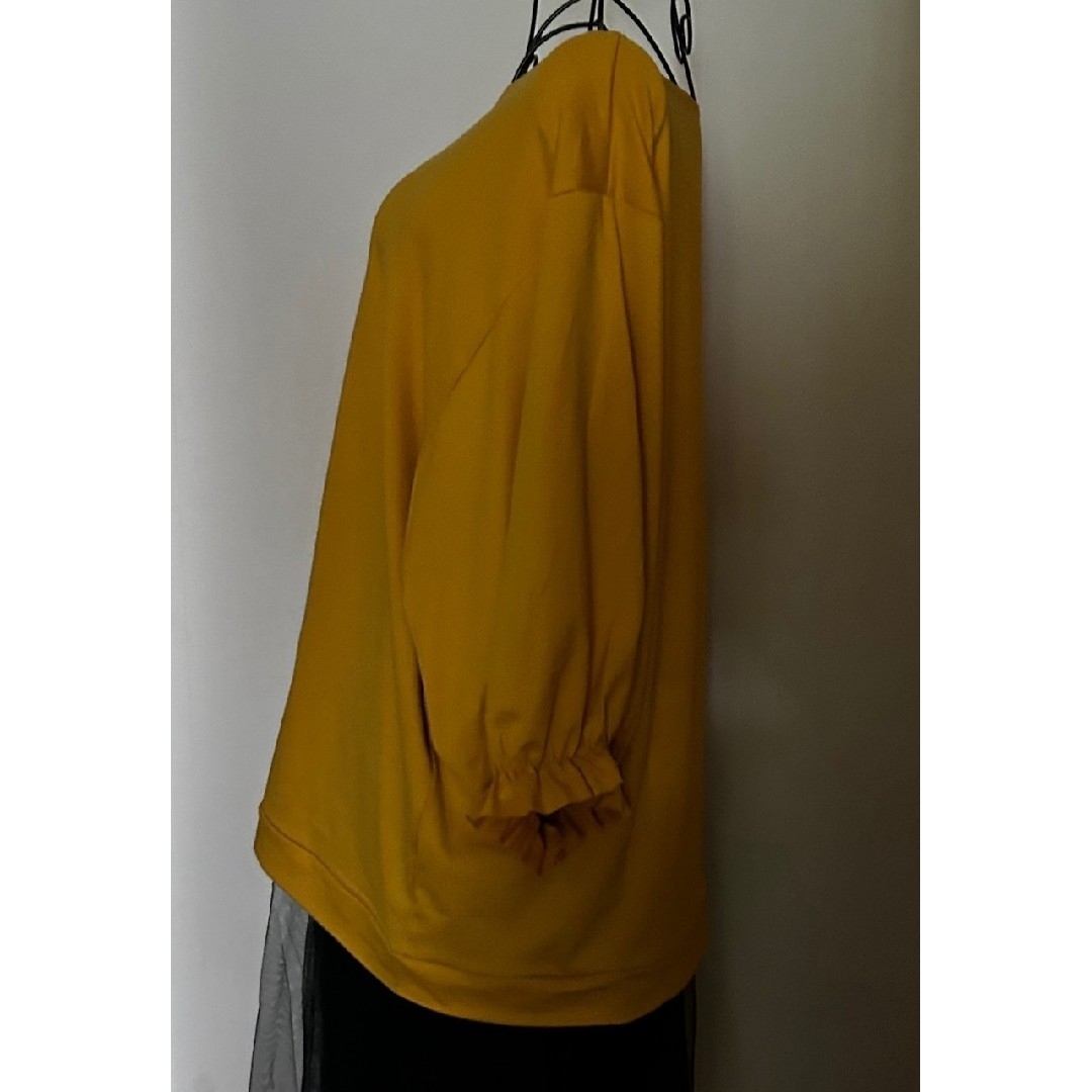 【7分袖】ドルマンスリーブ　バルーンシルエット　オーバーサイズシャツ　ゆったり レディースのトップス(シャツ/ブラウス(長袖/七分))の商品写真