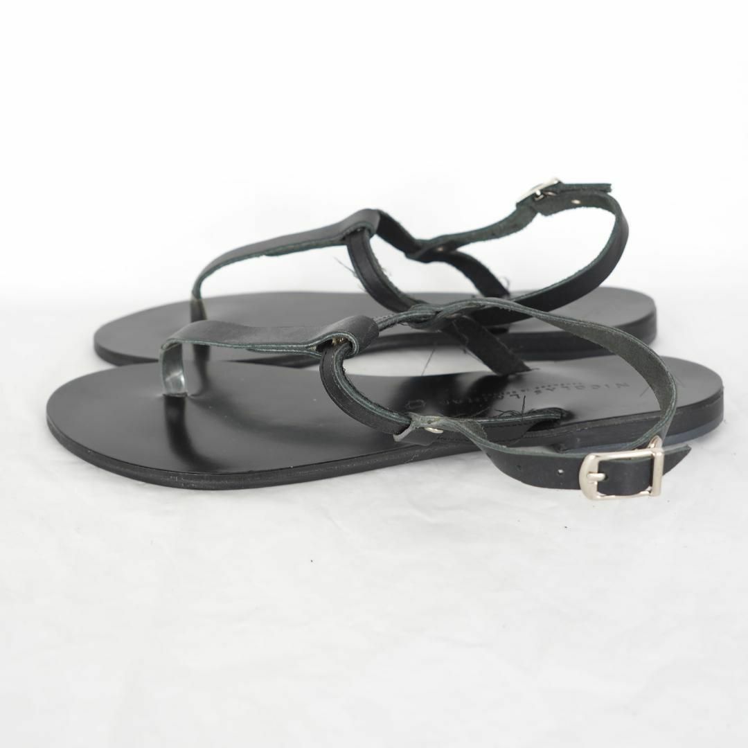 NICOLAS LAINAS*サンダル*23.5cm*黒*M6243 レディースの靴/シューズ(サンダル)の商品写真