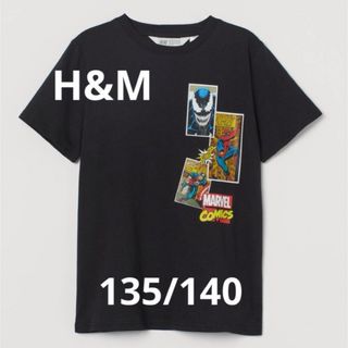 エイチアンドエム(H&M)の新品　H&M  マーベル　スパイダーマン　半袖Tシャツ　130 135 140(Tシャツ/カットソー)