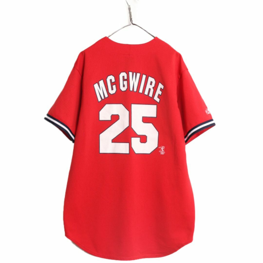 2024年レディースファッション福袋 USA製 ベースボール カージナルス Majestic オフィシャル MLB ユニフォームシャツ