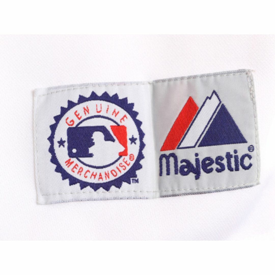 MLB オフィシャル Majestic メッツ ベースボール シャツ メンズ XL 程 ユニフォーム ゲームシャツ メジャーリーグ 半袖シャツ 大きいサイズ スポーツ/アウトドアの野球(ウェア)の商品写真