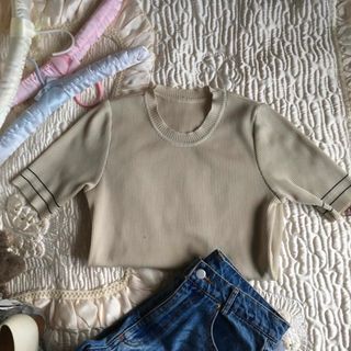 ロキエ(Lochie)のSALE★033 vintage French summer knit(ニット/セーター)