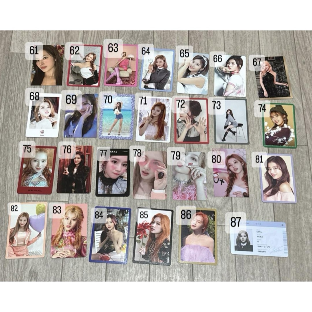 TWICE(トゥワイス)のTWICE twice トレカ エンタメ/ホビーのタレントグッズ(アイドルグッズ)の商品写真