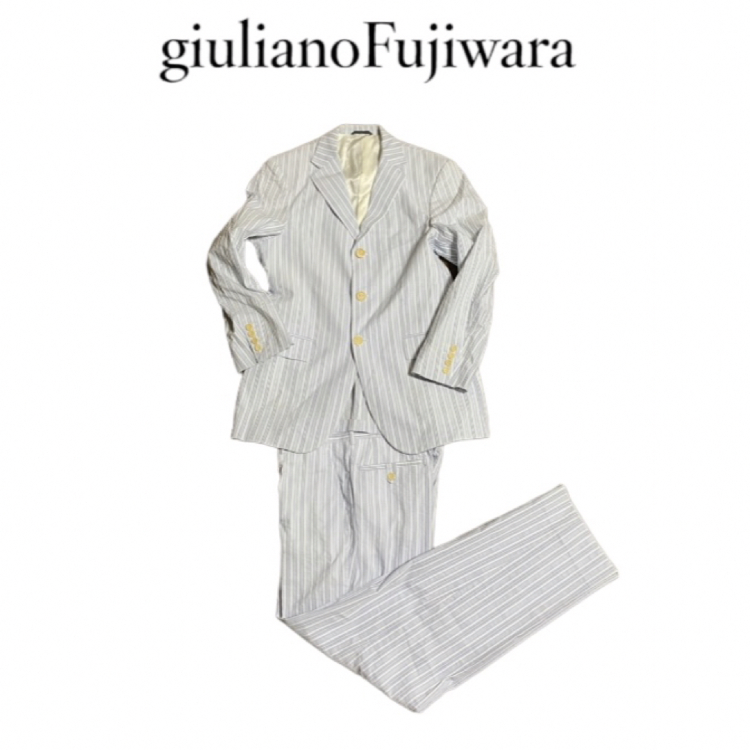 giuliano Fujiwara(ジュリアーノフジワラ)の【giuliano fujiwara】オシャレスーツセットアップ メンズのスーツ(セットアップ)の商品写真