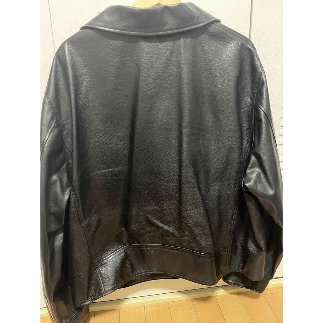 PORTER CLASSIC(ポータークラシック)のPC RIDERS JACKET W/LOVE&PEACE SILVER メンズのジャケット/アウター(ライダースジャケット)の商品写真