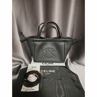 セリーヌ(celine)のCELINE セリーヌ スモール カバ ハンドバッグ トリオンフ ブラック(ハンドバッグ)