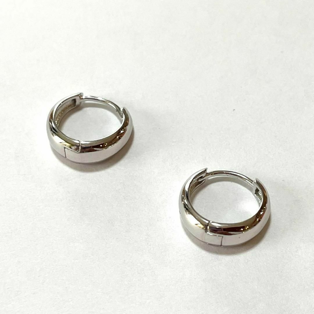 【新品】フープピアス シルバー925 内径10mm K14GP アレルギー対応 レディースのアクセサリー(ピアス)の商品写真