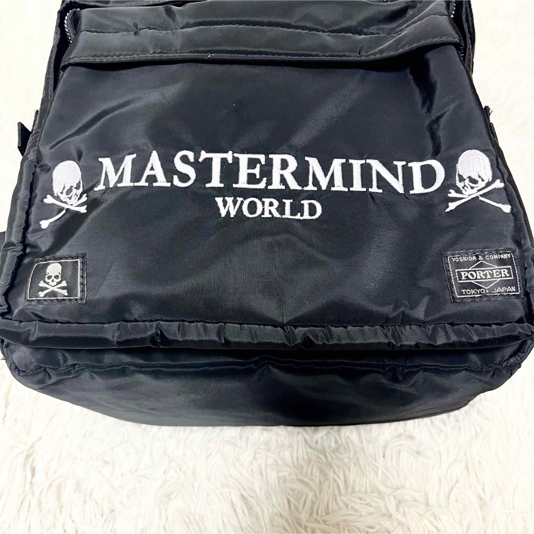 mastermind JAPAN(マスターマインドジャパン)の美品 マスターマインド ポーター コラボ リュック 1周年 限定 スカル 刺繍 メンズのバッグ(バッグパック/リュック)の商品写真