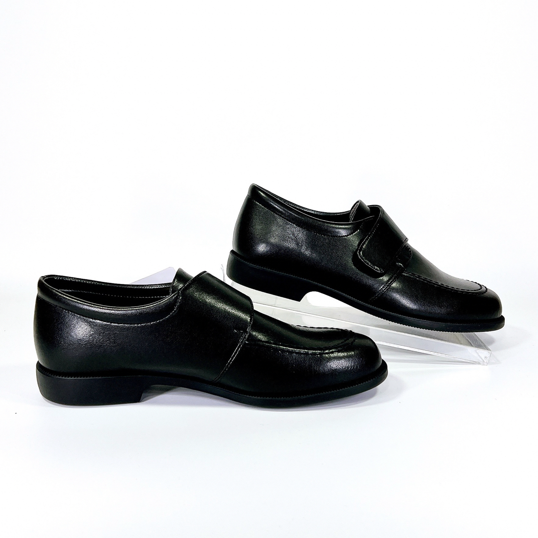 【新品未使用】KID CORE キッドコア ローファー 黒 24.0 タグ付き レディースの靴/シューズ(ローファー/革靴)の商品写真