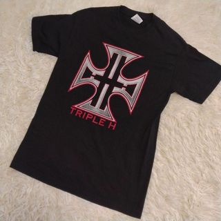 triple H USA製 Tシャツ M ブラック(Tシャツ/カットソー(半袖/袖なし))