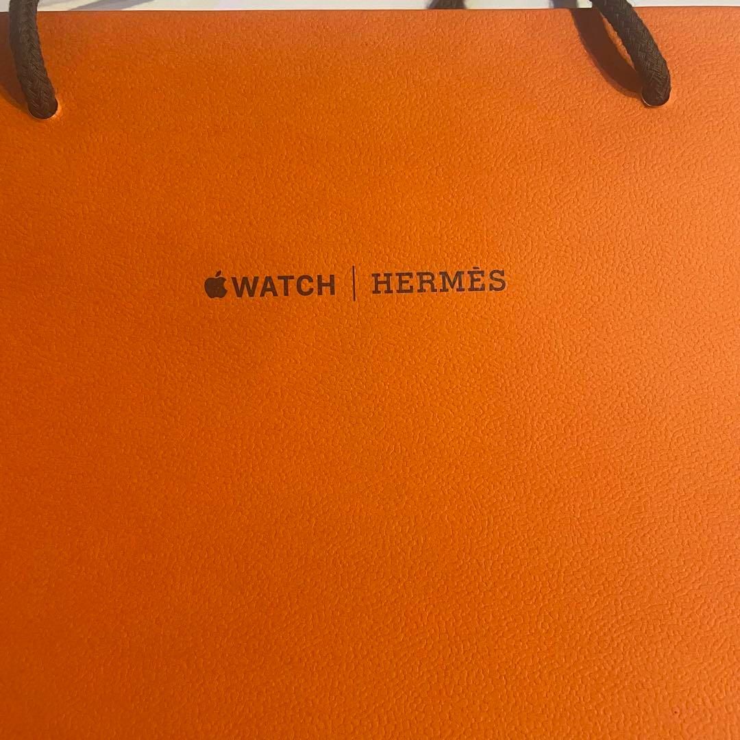 Hermes(エルメス)のエルメス　アップルウォッチ　紙袋　ショップバッグ　ショッパー　カード レディースのバッグ(ショップ袋)の商品写真