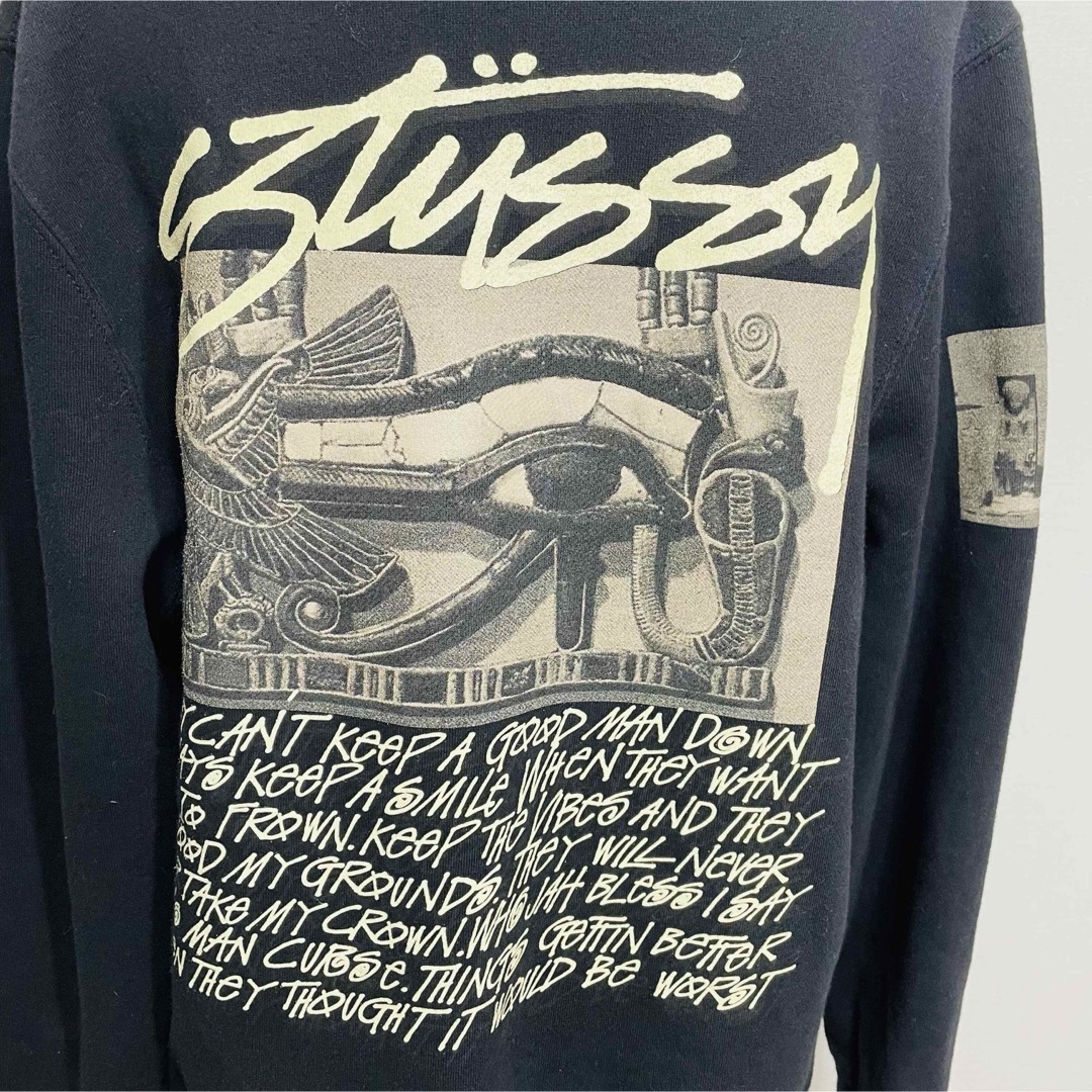 STUSSY(ステューシー)の【送料無料】STUSSY プルオーバーパーカー◎エジプト 希少プリント メンズのトップス(パーカー)の商品写真