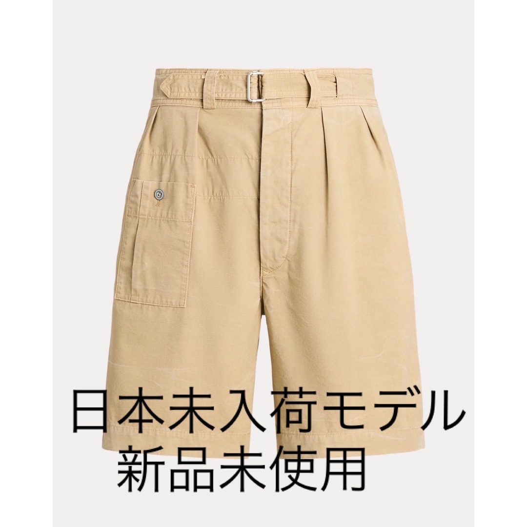 POLO RALPH LAUREN(ポロラルフローレン)のポロ　ラルフローレン　日本未入荷　リラックスフィットキャンバスカーゴショーツ メンズのパンツ(ショートパンツ)の商品写真