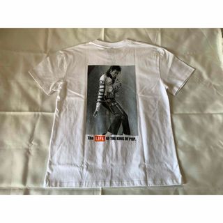 マイケルジャクソン×LIFE誌 Tシャツ 新品 サイズM 白 タグ付き(Tシャツ(半袖/袖なし))