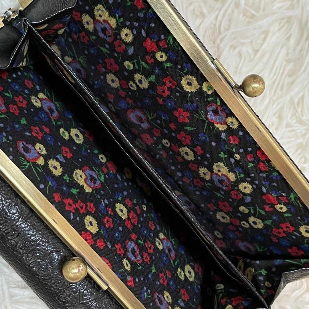ANNA SUI(アナスイ)のアナスイ　ANNA SUI がま口　長財布　黒　蝶　箱付き レディースのファッション小物(財布)の商品写真