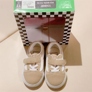 ユーエスヴァンズ(US VANS)のvans ベビー スニーカー ベージュ 12cm(スニーカー)