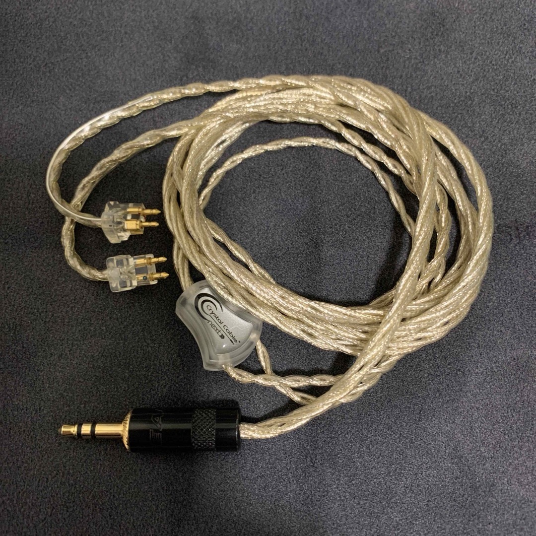 Portable Cable Crystal Cable Next FitEar スマホ/家電/カメラのオーディオ機器(ヘッドフォン/イヤフォン)の商品写真