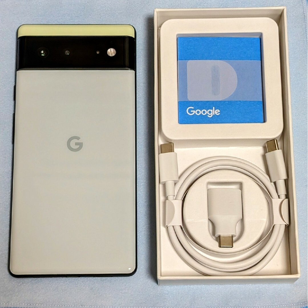 Google Pixel(グーグルピクセル)のGoogle Pixel6 128GB ソータシーフォーム SIMフリー au スマホ/家電/カメラのスマートフォン/携帯電話(スマートフォン本体)の商品写真