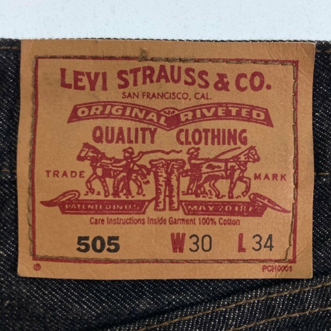 Levi's(リーバイス)の★Levi’s リーバイス 505-09 90s 先染ブラック デニムパンツ ブラック size W30 メンズのパンツ(デニム/ジーンズ)の商品写真