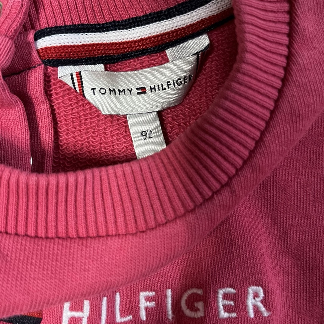 TOMMY HILFIGER(トミーヒルフィガー)のTOMMY HILFIGER トミー スウェットワンピース 子供 キッズ キッズ/ベビー/マタニティのキッズ服女の子用(90cm~)(ワンピース)の商品写真