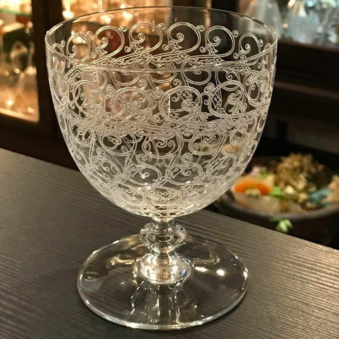 Baccarat(バカラ)の最大オールドバカラBACCARATローハンRohan ☆ワイングラス☆水用にも♡ インテリア/住まい/日用品のキッチン/食器(グラス/カップ)の商品写真