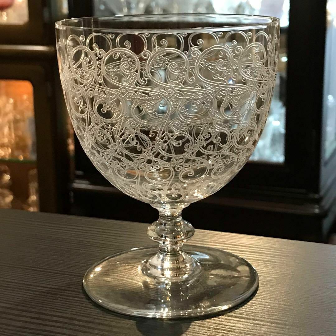 Baccarat(バカラ)の最大オールドバカラBACCARATローハンRohan ☆ワイングラス☆水用にも♡ インテリア/住まい/日用品のキッチン/食器(グラス/カップ)の商品写真