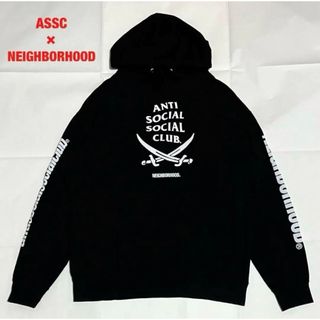 アンチソーシャルソーシャルクラブ(ANTI SOCIAL SOCIAL CLUB)の【希少】ASSC×NEIGHBORHOOD　コラボパーカー　ロゴデザイン(パーカー)