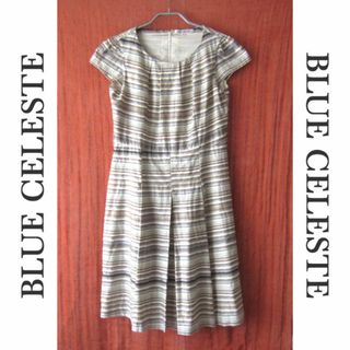 美品　BLUE CELESTE／ブルーセレステ★　フレンチスリーブワンピース(ひざ丈ワンピース)