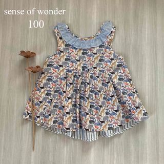 センスオブワンダー(sense of wonder)の【極美品】センスオブワンダー  リバティチュニック(Tシャツ/カットソー)