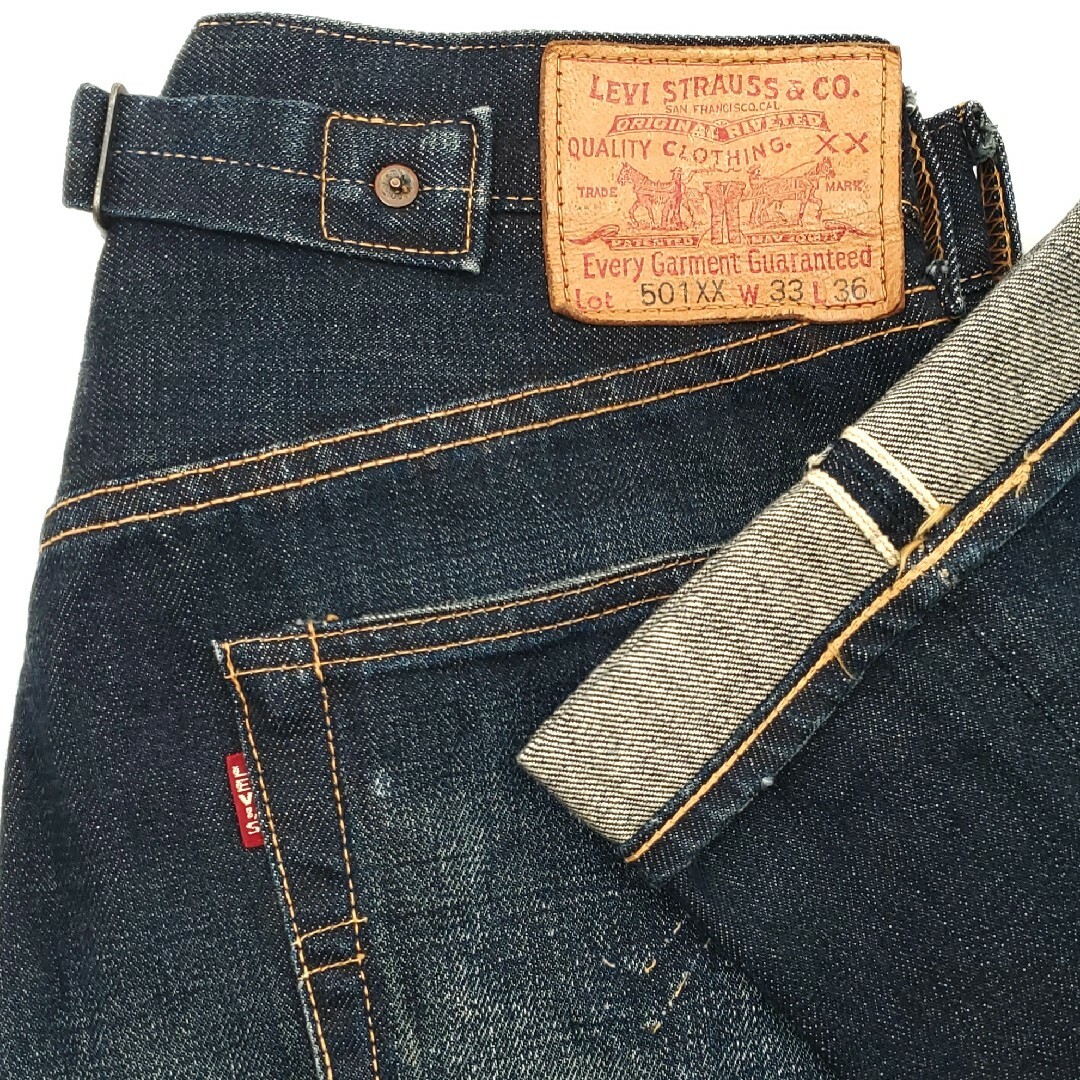 Levi's(リーバイス)の大きめ W33◆Levi's 37501◆日本製ビンテージ加工復刻ジーンズ805 メンズのパンツ(デニム/ジーンズ)の商品写真