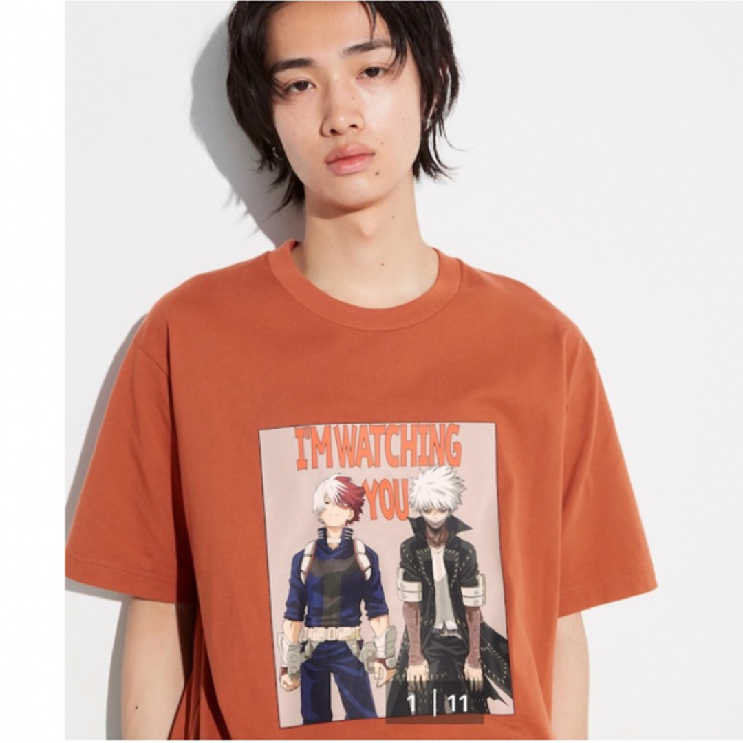 UNIQLO(ユニクロ)の僕のヒーローアカデミアTシャツ 轟焦凍＆荼毘 ユニクロUT オーバーサイズＭ メンズのトップス(Tシャツ/カットソー(半袖/袖なし))の商品写真