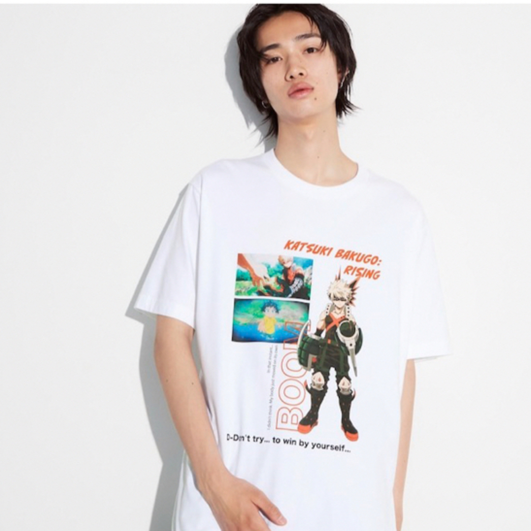 UNIQLO(ユニクロ)の僕のヒーローアカデミアTシャツ 爆豪勝己 新品・未開封 オーバーサイズXXL メンズのトップス(Tシャツ/カットソー(半袖/袖なし))の商品写真