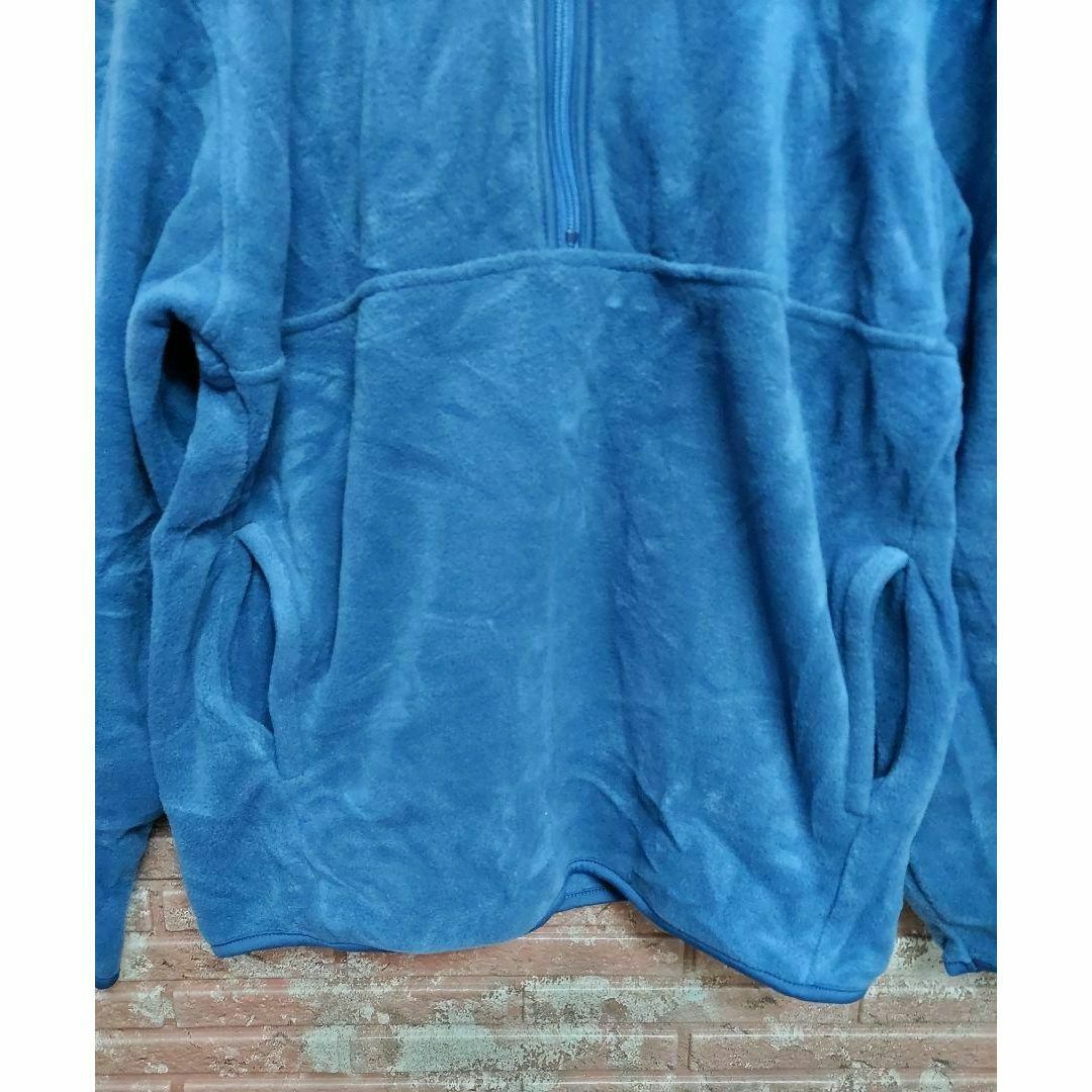UNIQLO(ユニクロ)のオールド ユニクロ ハーフジップ フリースジャケット ブルー Mサイズ メンズのトップス(その他)の商品写真
