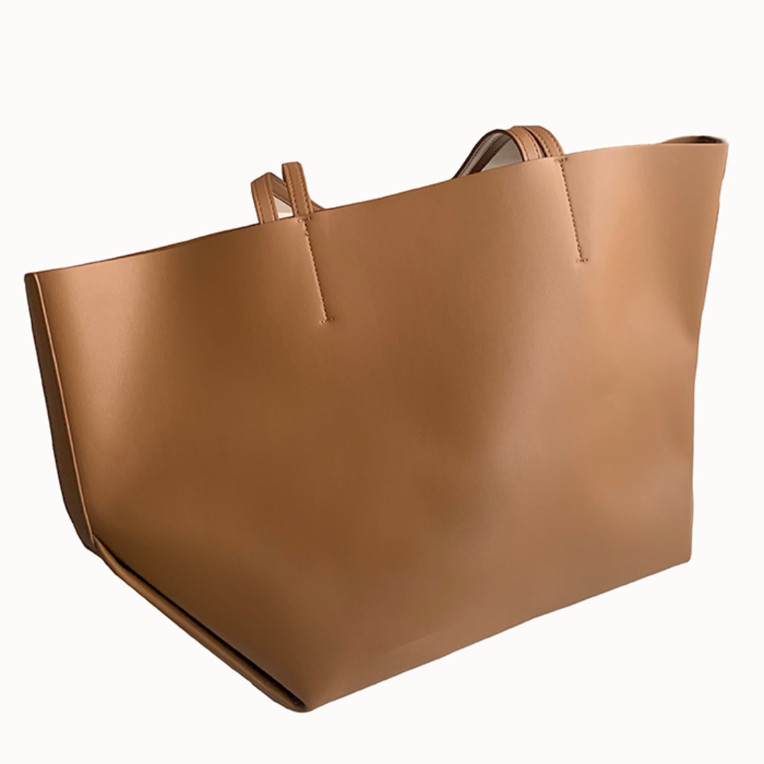 1回使用⭐️美品【&MyuQ/アンドミューク】 TOTE BAGキャメル 1回使用⭐️美品【&MyuQ/アンドミューク】 TOTE BAGキャメル