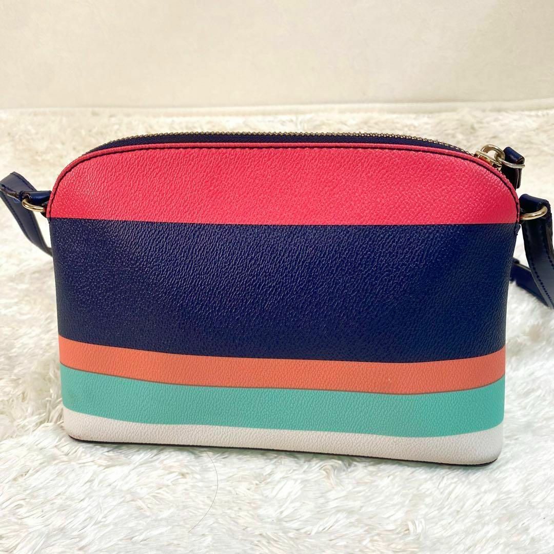 kate spade new york(ケイトスペードニューヨーク)の【極美品】　ケイトペード　ショルダーバック　マルチカラー　ドーム型　クロスボディ レディースのバッグ(ショルダーバッグ)の商品写真