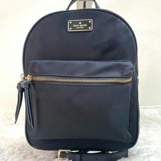 kate spade new york - 【極美品】　ケイトスペード　リュック　バックパック　ブラック　ナイロン