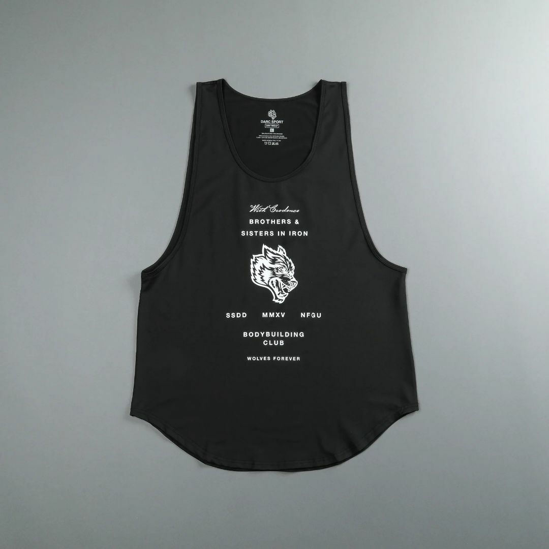 Darc Sport CENTER DRY WOLF DROP TANK BLK メンズのトップス(タンクトップ)の商品写真