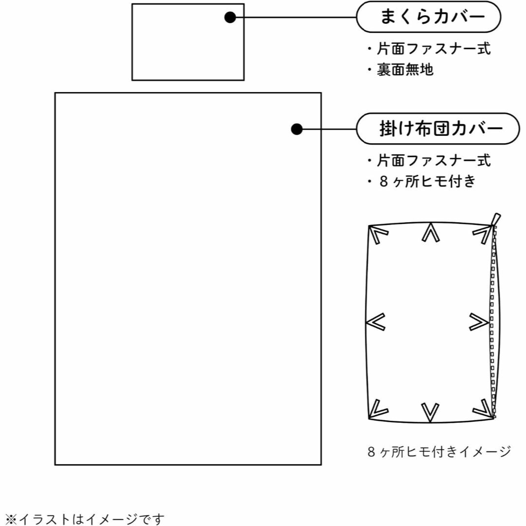 mofusand モフサンド シングルサイズ 掛け布団＆ 枕カバー 2点セット♪ インテリア/住まい/日用品のベッド/マットレス(シングルベッド)の商品写真