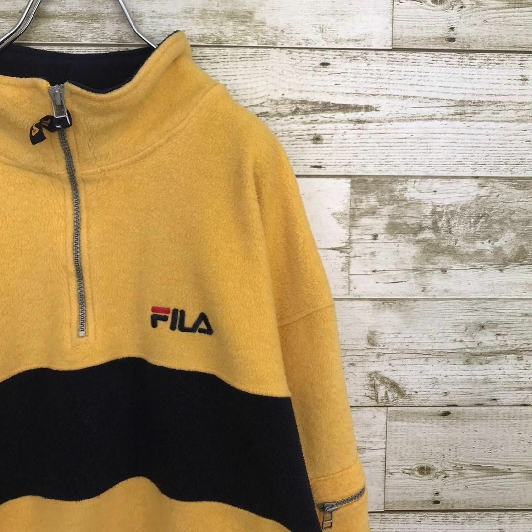 FILA(フィラ)の【k6459】カナダ製ユーロ古着フィラ90s当時物フリースプルオーバージャケット その他のその他(その他)の商品写真