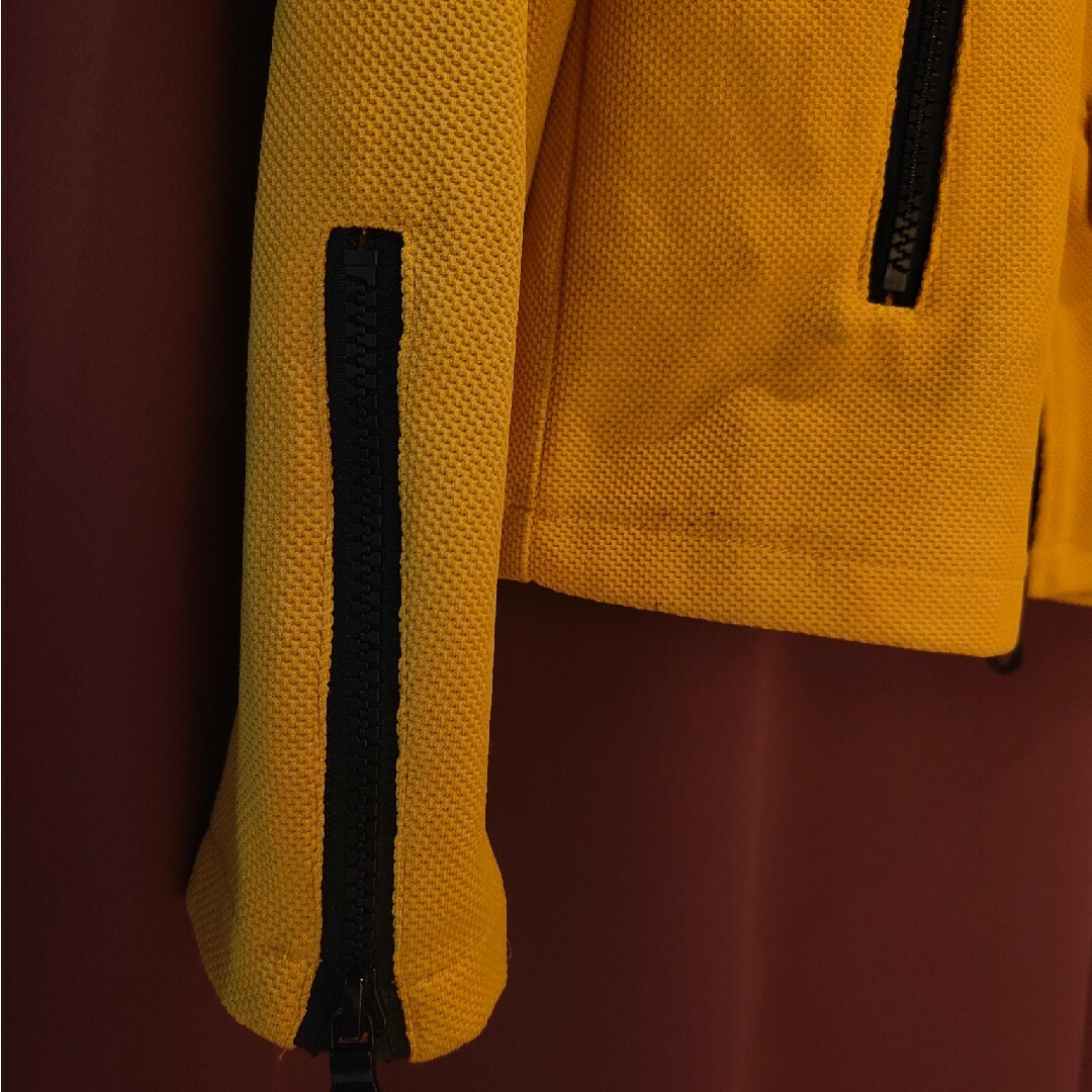CUSTOM CULTURE(カスタムカルチャー)のCUSTOM CULTURE ダブルライダースジャケット 黄色 メンズのジャケット/アウター(ライダースジャケット)の商品写真