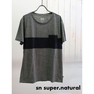 sn super.natural 新品未使用 ポケットTシャツ S/S TEE(Tシャツ/カットソー(半袖/袖なし))