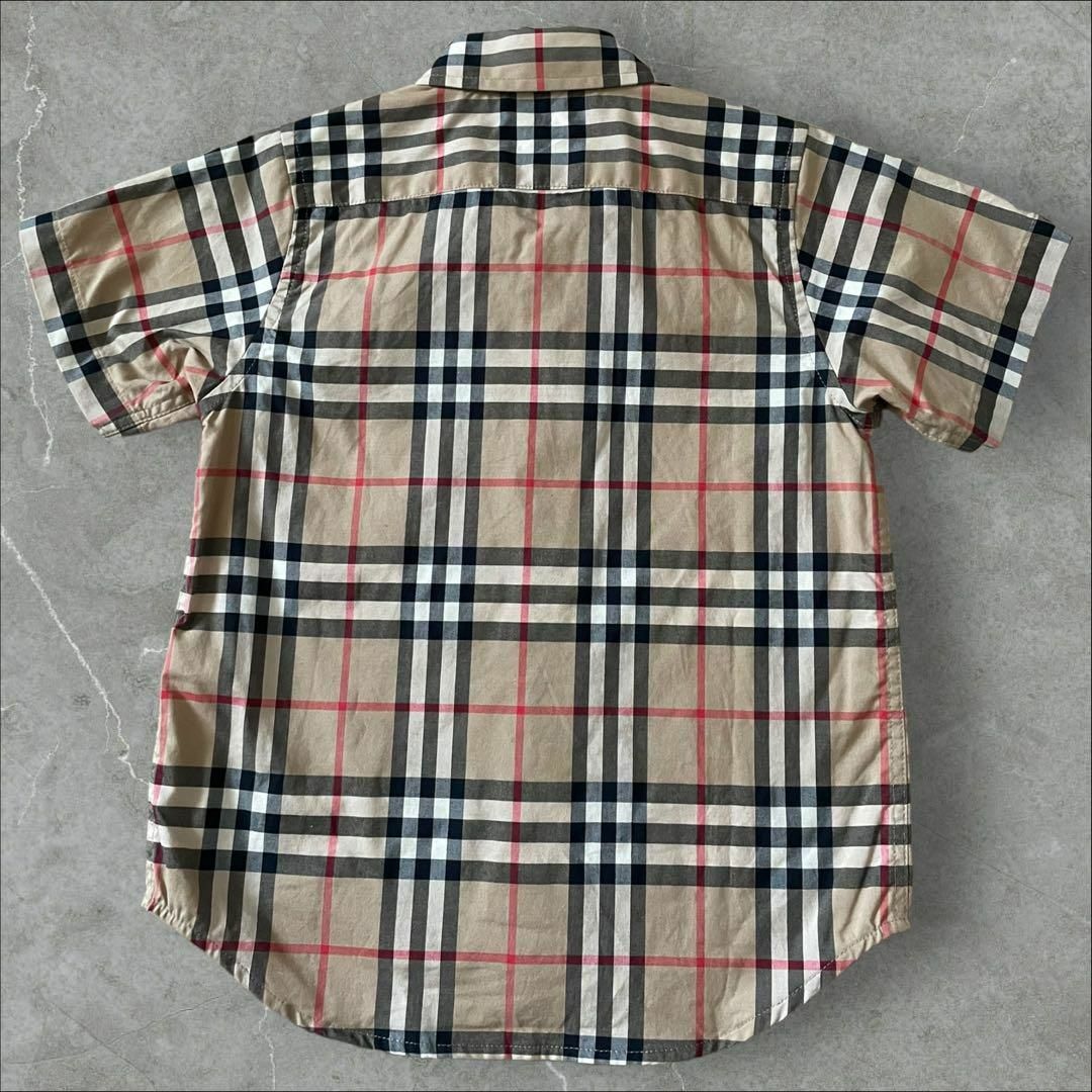 BURBERRY(バーバリー)のBurberry バーバリー チェッック シャツ 半袖 4Y 100cm キッズ/ベビー/マタニティのキッズ服男の子用(90cm~)(Tシャツ/カットソー)の商品写真